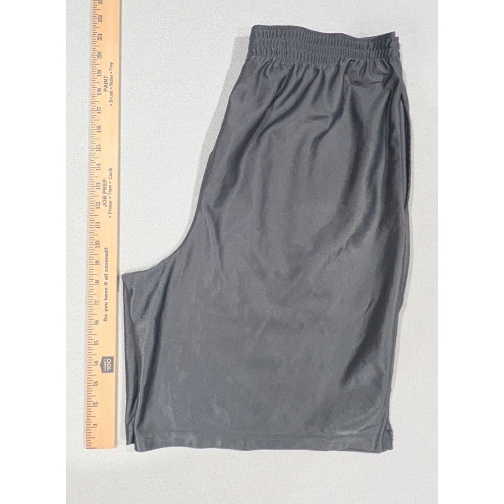 Bugle Boy Athletic Shorts Mens L Grey Excellent 90s Y2K Polyester Gym Shorts - Picture 5 of 5